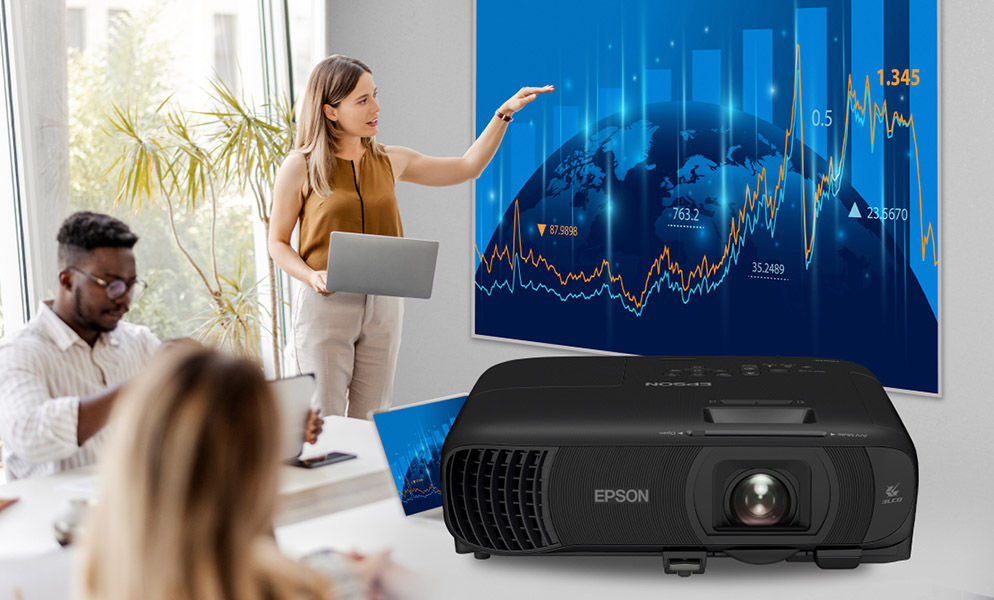 Epson PowerLite 1290 Full HD 1080p Meeting Room Projector 4100 Lumens
