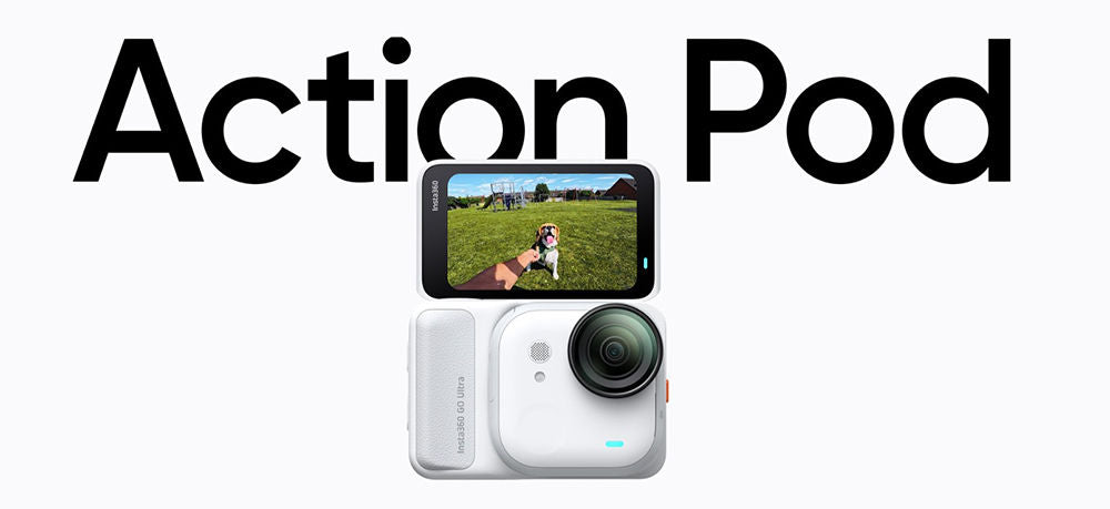 Insta360 GO Ultra Creator Bundle 4K Action Camera Arctic White