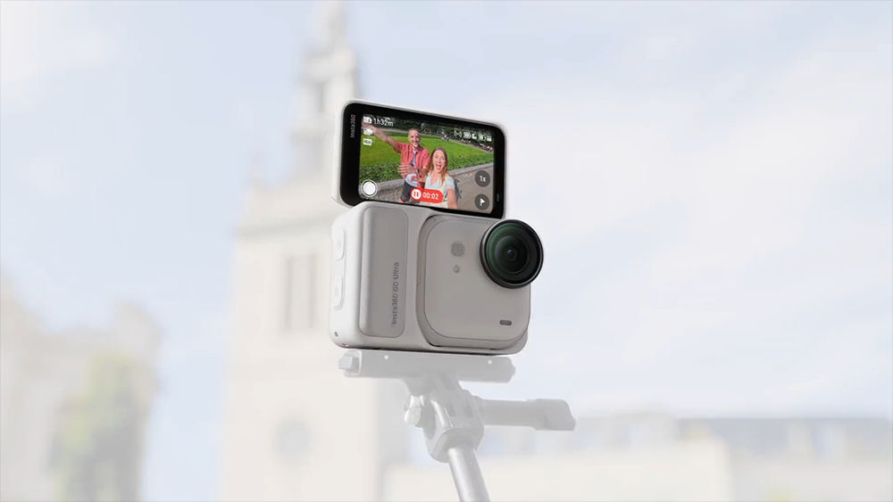 Insta360 GO Ultra Creator Bundle 4K Action Camera Arctic White