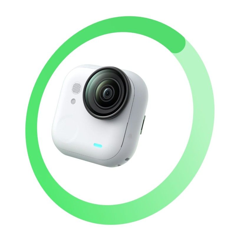 Insta360 GO Ultra Creator Bundle 4K Action Camera Arctic White