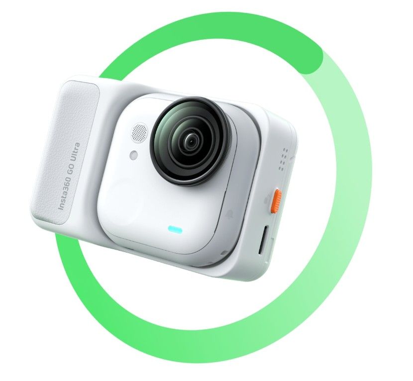 Insta360 GO Ultra Creator Bundle 4K Action Camera Arctic White