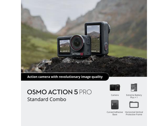 DJI Osmo Action 5 Pro Standard Combo Action Camera Black