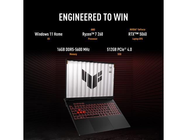 ASUS TUF Gaming A16 16" FHD+ 165Hz Laptop Ryzen 7 RTX 5060