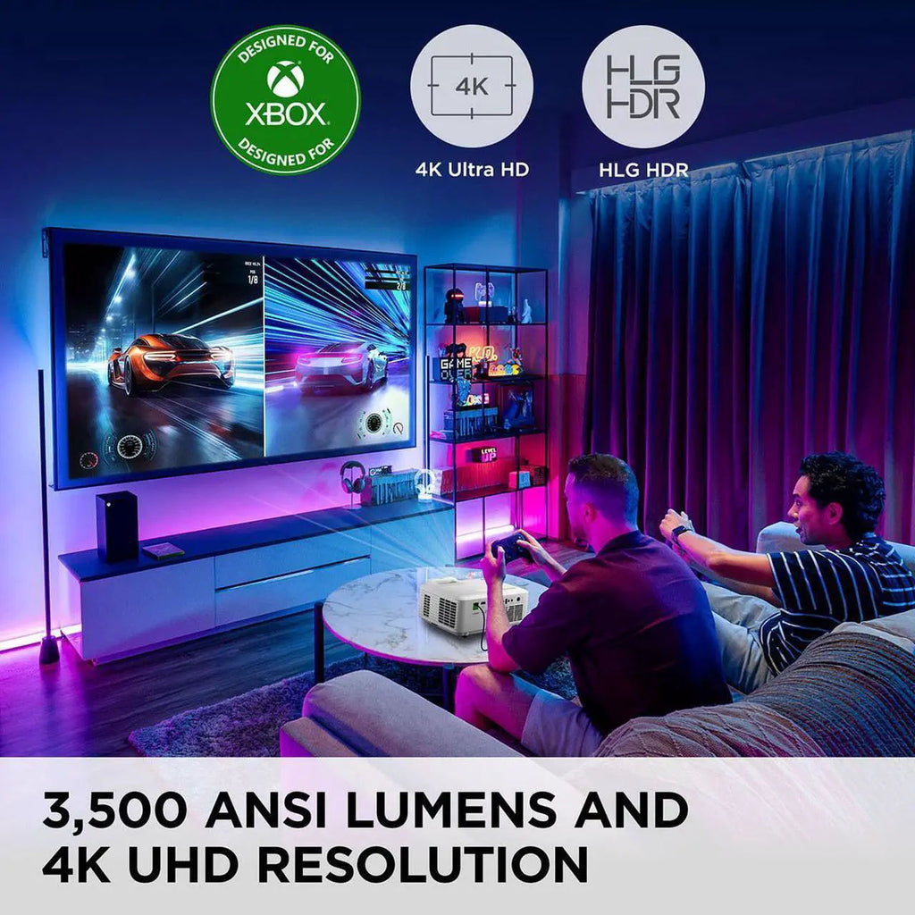 ViewSonic LX700-4K UHD 4K Laser Projector Designed for Xbox