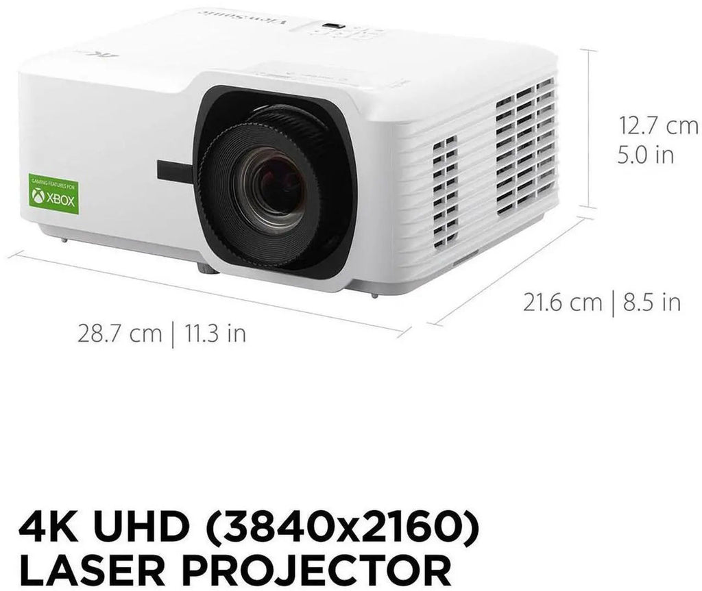 ViewSonic LX700-4K UHD 4K Laser Projector Designed for Xbox