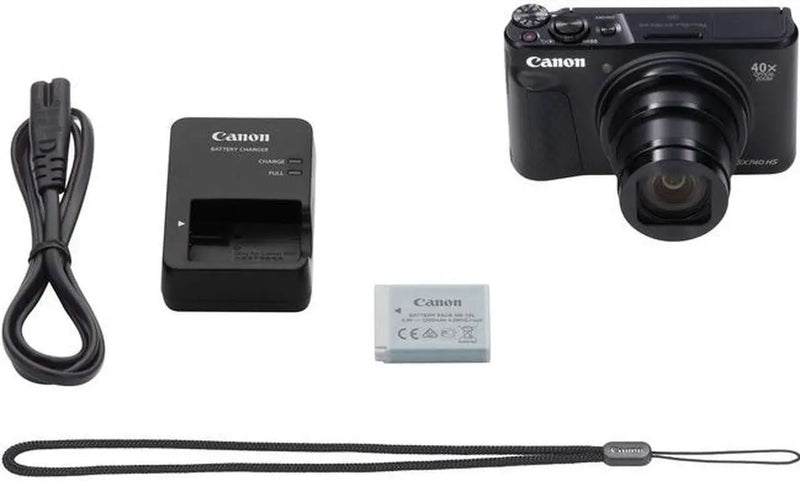 Canon PowerShot SX740 HS Digital Camera 20.3MP Black