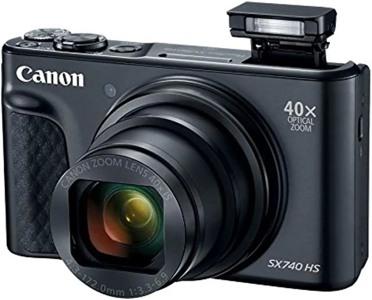 Canon PowerShot SX740 HS Digital Camera 20.3MP Black