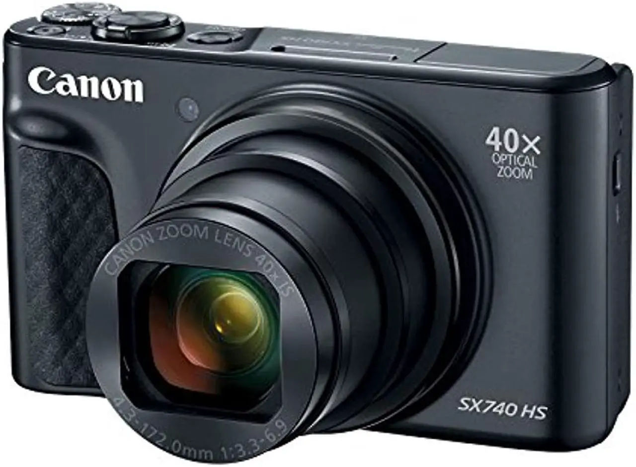 Canon PowerShot SX740 HS Digital Camera 20.3MP Black