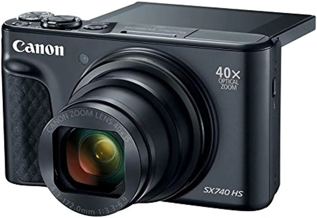 Canon PowerShot SX740 HS Digital Camera 20.3MP Black