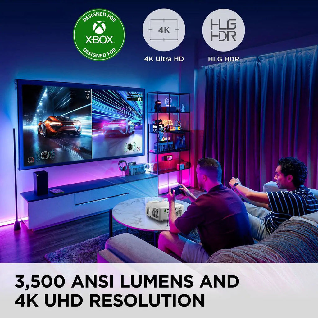 ViewSonic LX700-4K UHD 4K Laser Projector Designed for Xbox