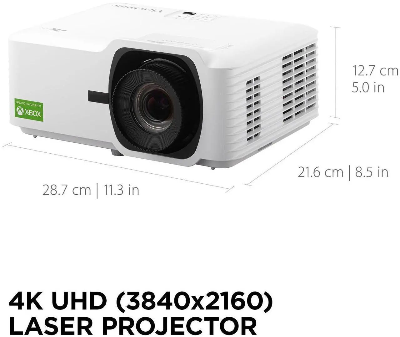 ViewSonic LX700-4K UHD 4K Laser Projector Designed for Xbox