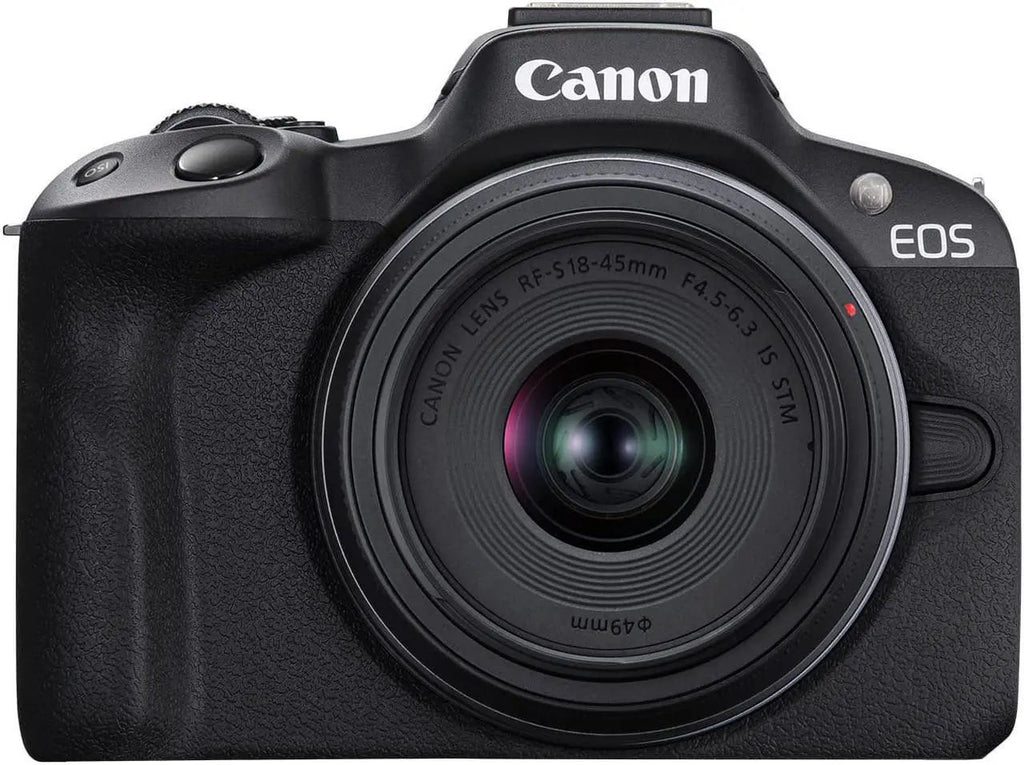 Canon EOS R50 Mirrorless Camera with RF-S 18-45mm f/4.5-6.3 IS STM Lens -Black (5811C012)