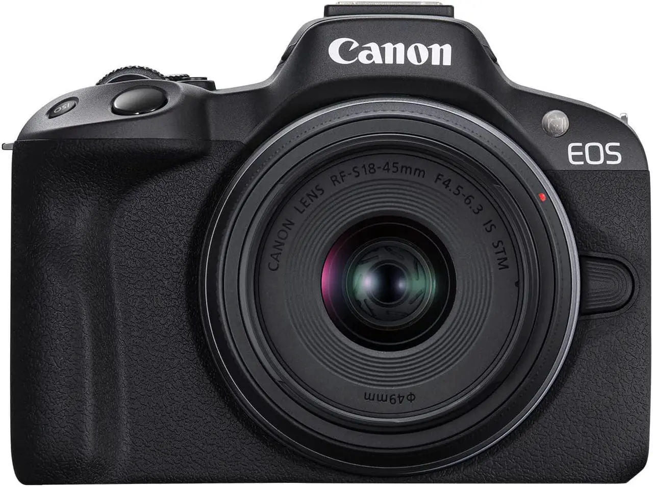 Canon EOS R50 Mirrorless Camera with RF-S 18-45mm f/4.5-6.3 IS STM Lens -Black (5811C012)