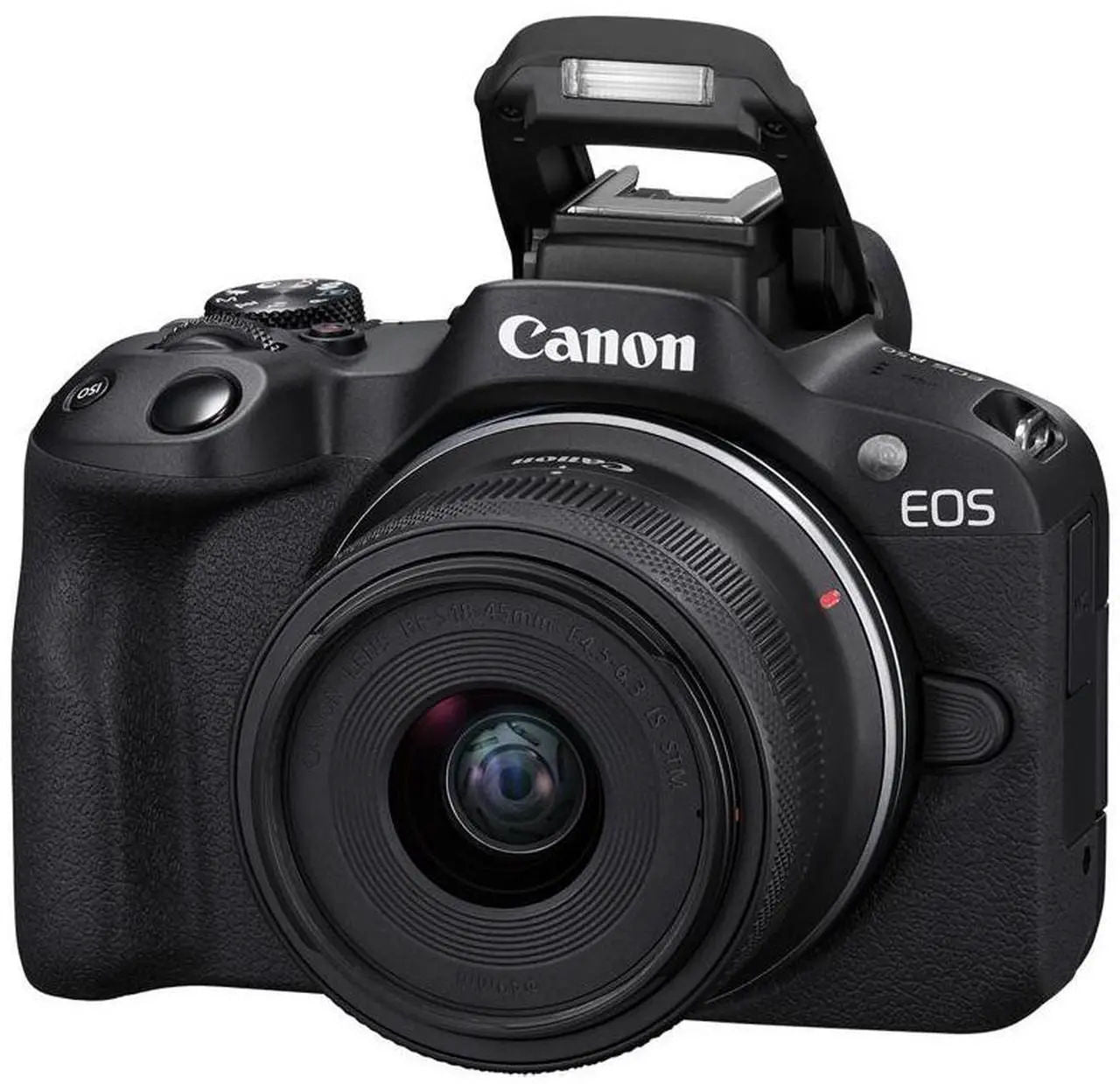 Canon EOS R50 Mirrorless Camera with RF-S 18-45mm f/4.5-6.3 IS STM Lens -Black (5811C012)
