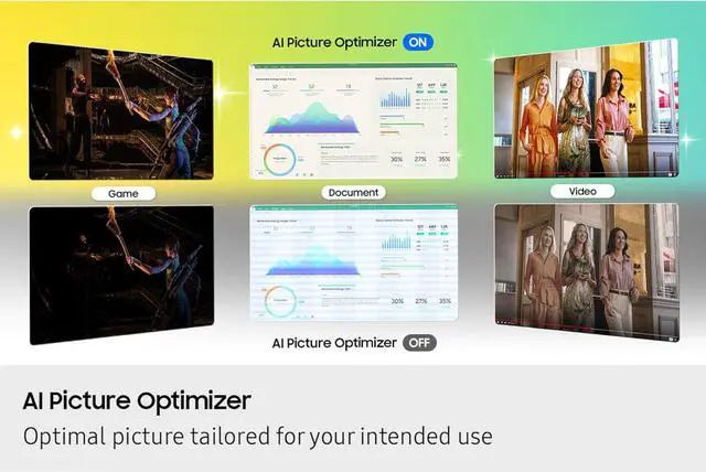 Samsung Movingstyle M7 32" 4K Smart Monitor with Rolling Stand White