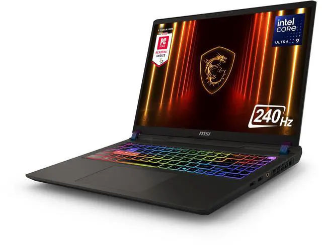 MSI Vector 16 HX AI A2XWIG-050US 16in Gaming Laptop GeForce RTX 5080 Intel Core Ultra 9 275HX
