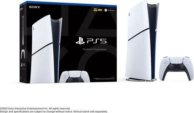 PlayStation 5 Slim Digital Console 1TB White