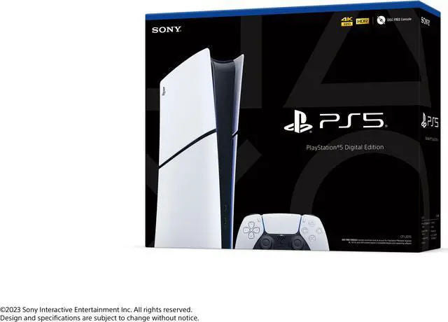 PlayStation 5 Slim Digital Console 1TB White