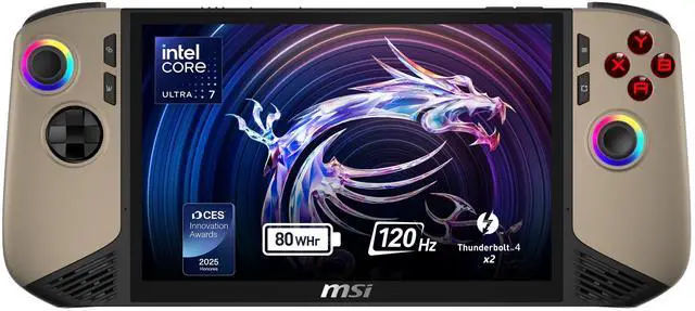 MSI Claw 8 AI+ A2VM PC Gaming Handheld Intel Ultra 7-258V