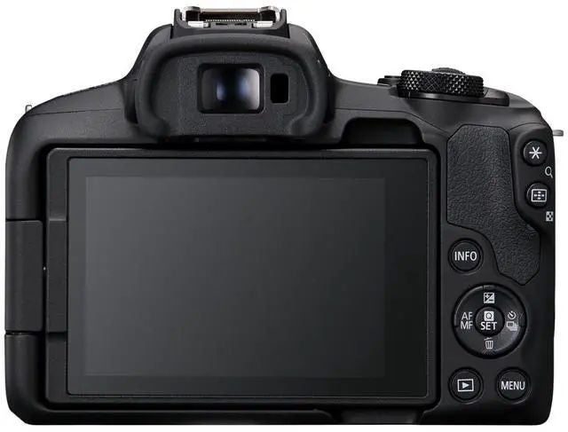 Canon EOS R50 Mirrorless Camera With 18-45mm and 55-210mm Lenses Black