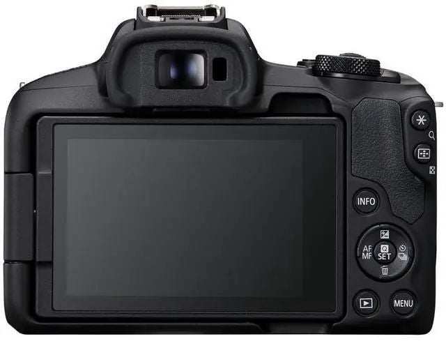 Canon EOS R50 Mirrorless Camera With 18-45mm and 55-210mm Lenses Black