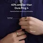 Oura Ring 5 Smart Ring Deep Rose Size 7