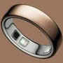 Oura Ring 5 Smart Ring Deep Rose Size 7