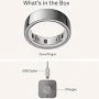 Oura Ring 4 Smart Ring with 8-Day Battery Silver